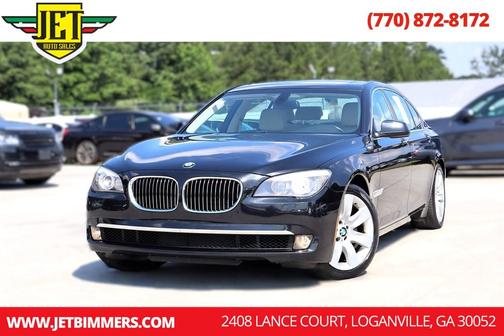 Black Sapphire Metallic 2012 BMW 740 Li