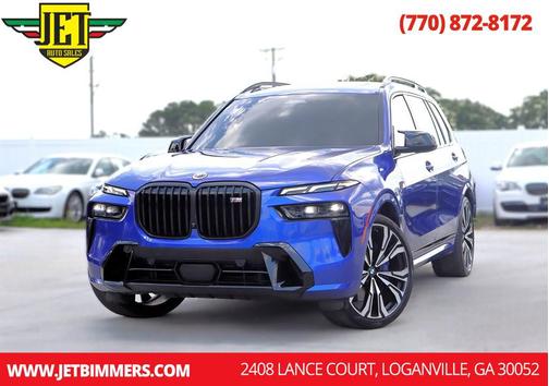 Marina Bay Blue Metallic 2023 BMW X7 M60i