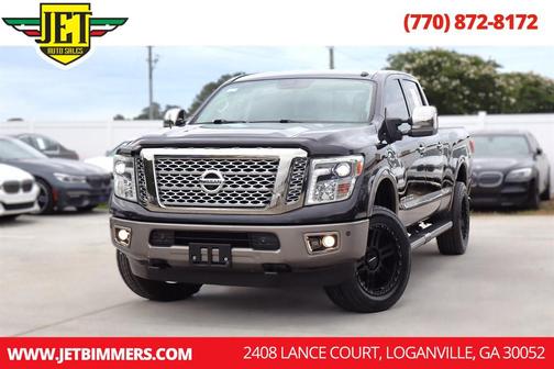 Magnetic Black 2017 Nissan Titan XD Platinum Reserve