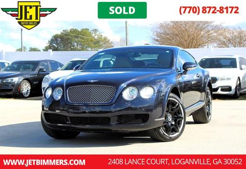Blue 2005 Bentley Continental GT Base