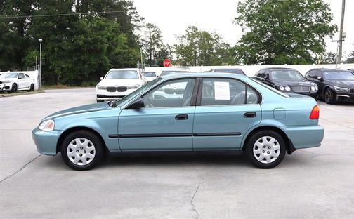 Iced Teal Pearl 1999 Honda Civic LX