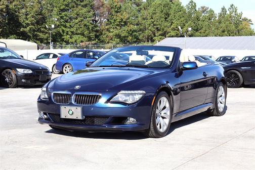 Blue 2010 BMW 650 650i