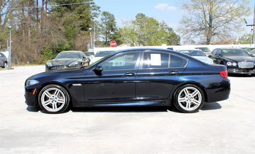 Blue 2015 BMW 535d 535d