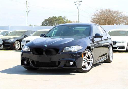 Blue 2015 BMW 535d 535d