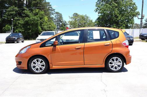 Orange Revolution Metallic 2010 Honda Fit Sport