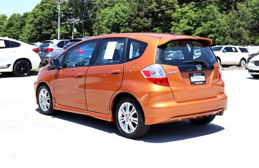 Orange Revolution Metallic 2010 Honda Fit Sport