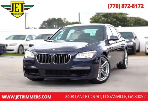 Imperial Blue Metallic 2015 BMW 750 Li