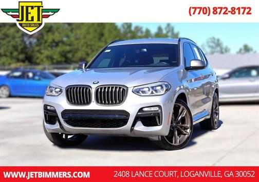 Glacier Silver Metallic 2018 BMW X3 M40i