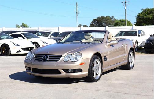 Gold 2003 Mercedes-Benz SL-Class