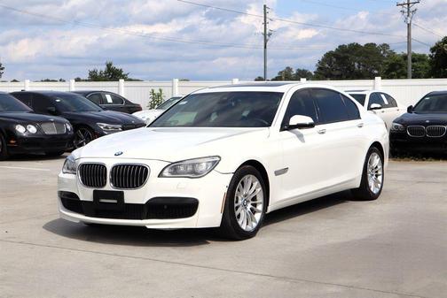 Alpine White 2015 BMW 750 Li xDrive