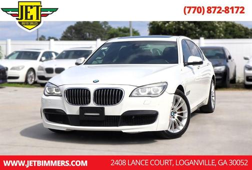 Alpine White 2015 BMW 750 Li xDrive