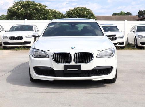 Alpine White 2015 BMW 750 Li xDrive