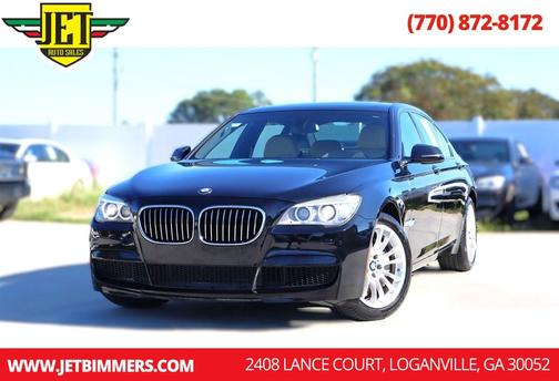 Black 2013 BMW 750 Li