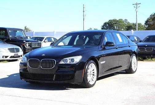 Black 2013 BMW 750 Li