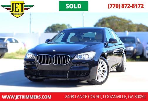Black 2013 BMW 750 Li