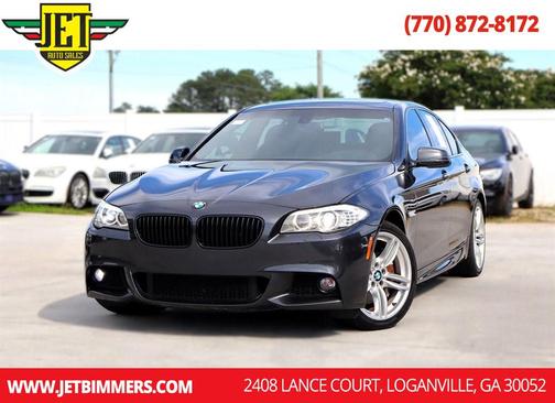 Grey 2013 BMW 550 xDrive