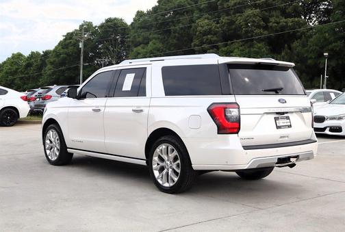 White Platinum Metallic Tri-Coat 2018 Ford Expedition Max Platinum