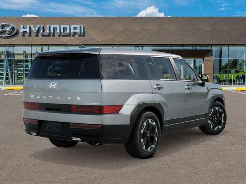 Shimmering Silver 2026 Hyundai SANTA FE HEV SE AWD