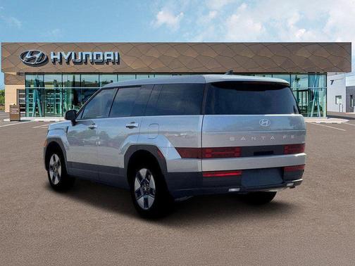 Shimmering Silver 2026 Hyundai SANTA FE HEV SE AWD