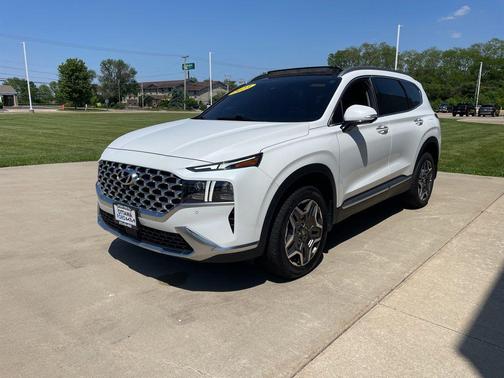 Quartz White 2023 Hyundai SANTA FE Limited