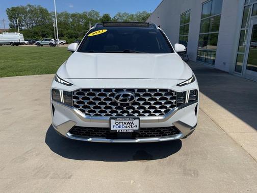 Quartz White 2023 Hyundai SANTA FE Limited