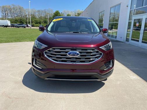 Burgundy 2024 Ford Edge Titanium