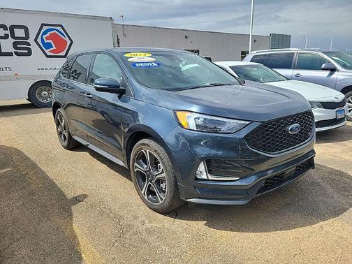 Blue Metallic 2024 Ford Edge ST