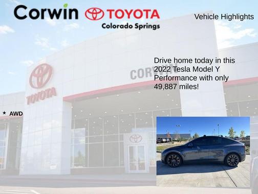 2022 Tesla Model Y Performance Dual Motor All-Wheel Drive