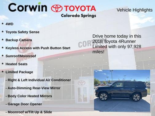 2018 Toyota 4Runner Limited