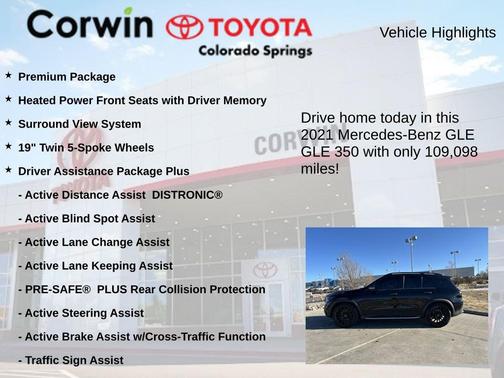 2021 Mercedes-Benz GLE 350 Base