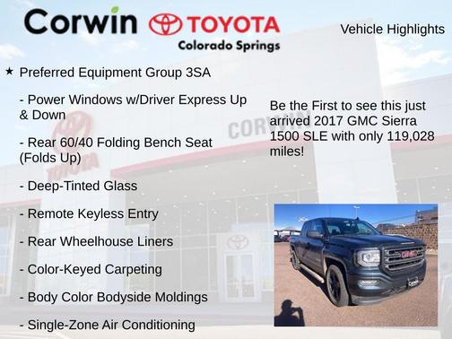 2017 GMC Sierra 1500 SLE