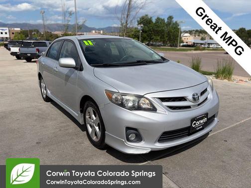 Classic Silver Metallic 2011 Toyota Corolla S