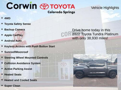 2022 Toyota Tundra Platinum
