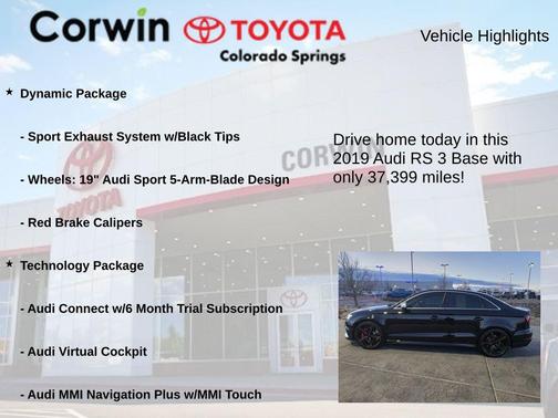 2019 Audi RS 3 2.5T