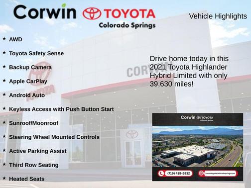 2021 Toyota Highlander Hybrid Limited