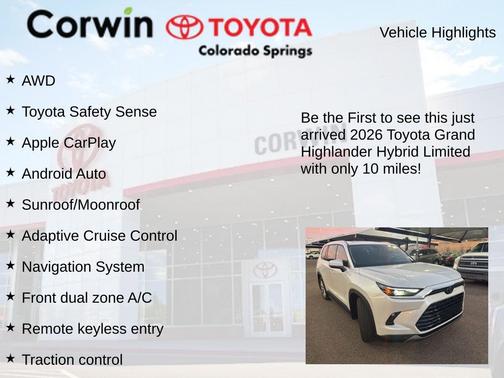 2026 Toyota Grand Highlander Hybrid Limited