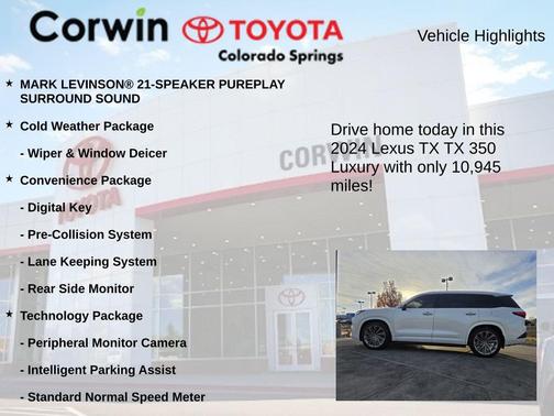 2024 Lexus TX 350 Luxury