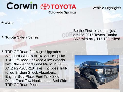 2016 Toyota Tundra SR5
