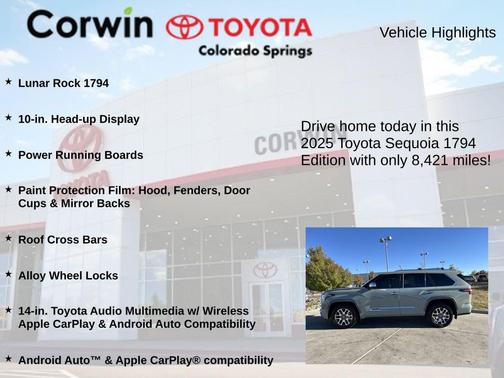 2025 Toyota Sequoia 1794 Edition