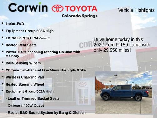2022 Ford F-150 Lariat