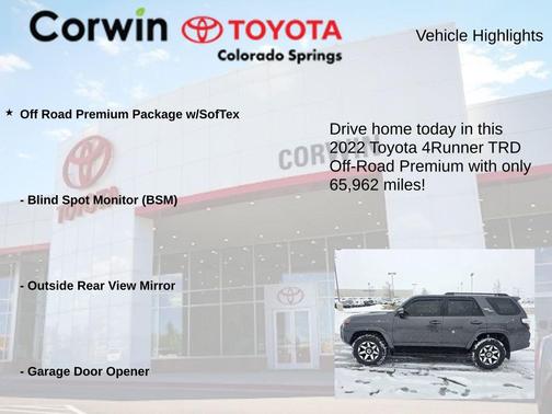 2022 Toyota 4Runner TRD Off Road Premium