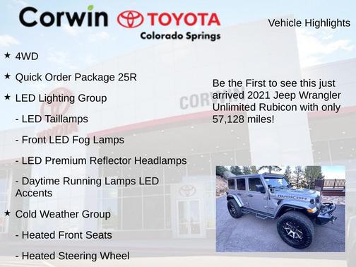 2021 Jeep Wrangler Unlimited Rubicon