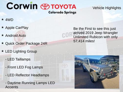 2019 Jeep Wrangler Unlimited Rubicon