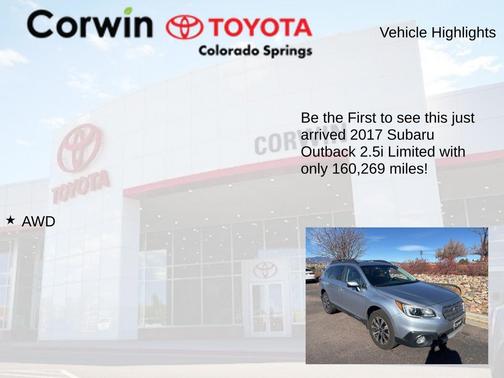 2017 Subaru Outback 2.5i Limited