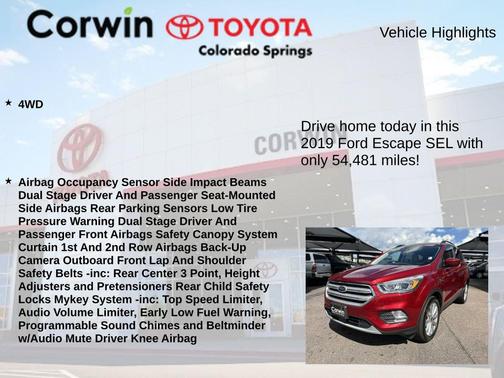 2019 Ford Escape SEL