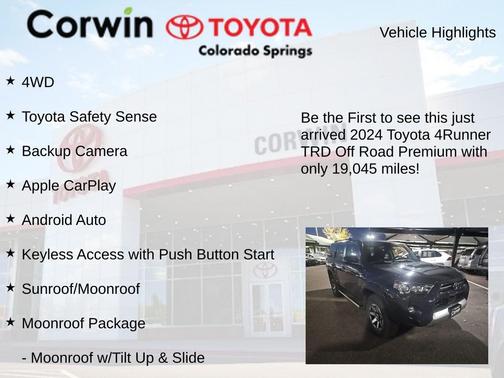 2024 Toyota 4Runner TRD Off Road Premium