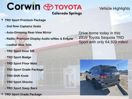 2019 Toyota Sequoia TRD Sport