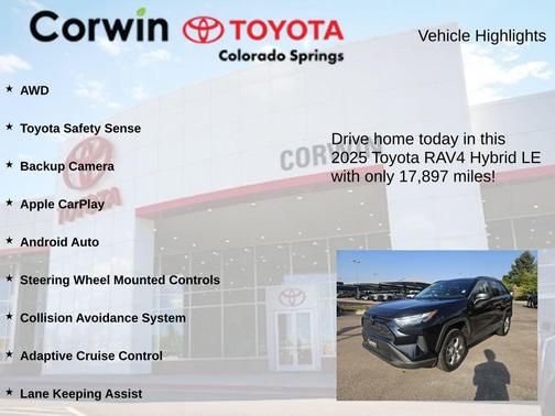 2025 Toyota RAV4 Hybrid LE