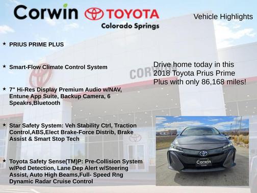 2018 Toyota Prius Prime Plus