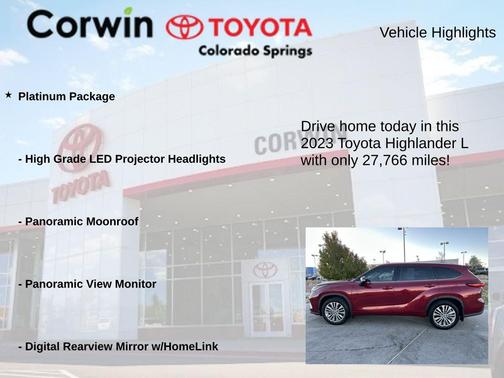 2023 Toyota Highlander Platinum